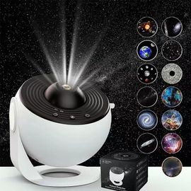1 Pcs Noir et Blanc Ciel Étoilé Galaxy Lampe de Projecteur