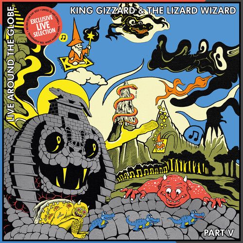 King Gizzard And The Lizard Wizard - Live Around The Globe: Part V [Vinyl Lp] Colored Vinyl