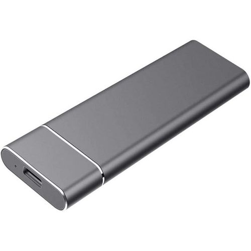 Noir Disque Dur Externe Portable avec USB3.0, Externe de Sauvegarde de Données de Disque Dur Slim Disque Dur Compatible avec Mac, PC, ordinateur Portable, Bureau, 1 TO