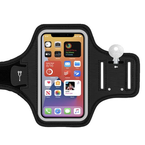 Brassard De Sport Pour Iphone 16, 15, 14, 13, 12 Pro Max, 15 Plus, Xiaomi, Avec Fermeture Éclair Et Poche Pour Écouteurs