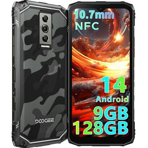 DOOGEE Blade10 Telephone Portable Incassable,9Go+128Go camouflage