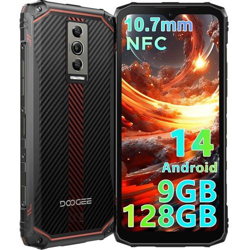 DOOGEE Blade10 Telephone Portable Incassable,9Go+128Go Noir