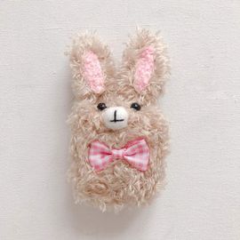 Housse de protection pour AirPods 3D Mignon Lapin en Peluche Cas pour l'AirPod 1 2 Nouveau Chaud Pet de Couverture pour l'Air Gousses de Luxe Oreilles Roses Bluetooth Écouteur Sac AirPod 1