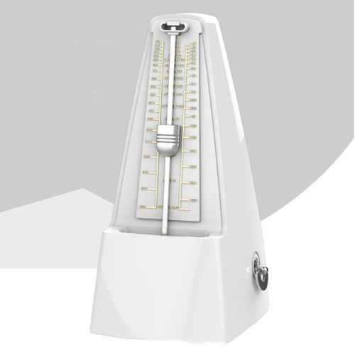 1 Pcs Blanc Métronome Mécanique/Sons De Piano Tambour Violon Guitare