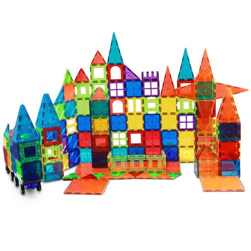 Magnétique Tuiles les Jouets des Enfants Aimant les Jouets pour les tout-petits Blocs Magnétiques des Jouets de Construction Préscolaire Sensorielle des Jouets pour les 3 Ans et+ l