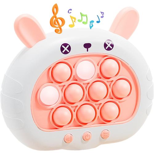 ¿Lapin¿Rapide chasser les Bulles Pop Fidget Jouet Il Jeu, Rapide Push Light Up Pop Interactive Sensorielle Jouet, Rapide à Bouton-Poussoir de Jeu pour les Enfants les Adultes, de l'Âme