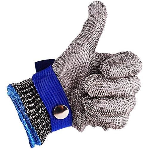 250*110mm¿316L en Acier Inoxydable Résistant à la coupure des Gants de Sécurité Gant de Travail de Niveau 5 Protection