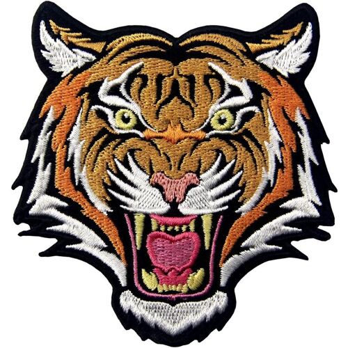 Le Terrible Du Bengale À Rayures Tigre Écusson Brodé Iron On Sew On Patch