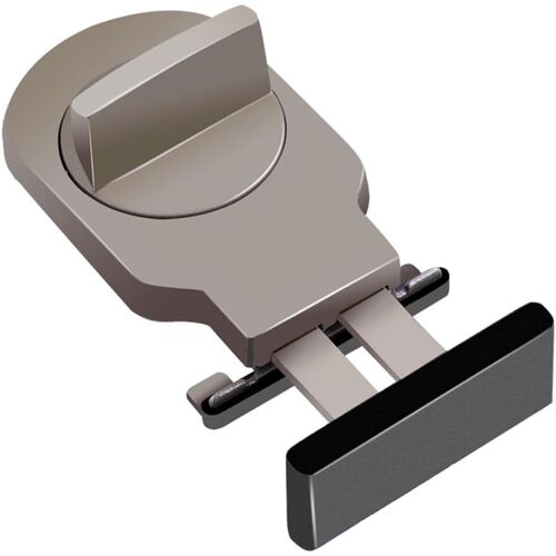 Verrou De Fenêtre, Limiteur De Porte Et De Fenêtre, Verrou De Sécurité Réglable Pour Fenêtre Coulissante Horizontale, Sécurité Des Fenêtres Pour Enfants, Alliage D'aluminium Et Caoutchouc, Gris