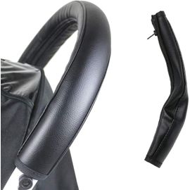 Cuir Poussette Couvercle De Poignée De 58cm, Poussette Couvercle De Poignée, Poussette Couvercle De Poignée Amovible, Poussette Accoudoir Avec Zipper Simili Cuir