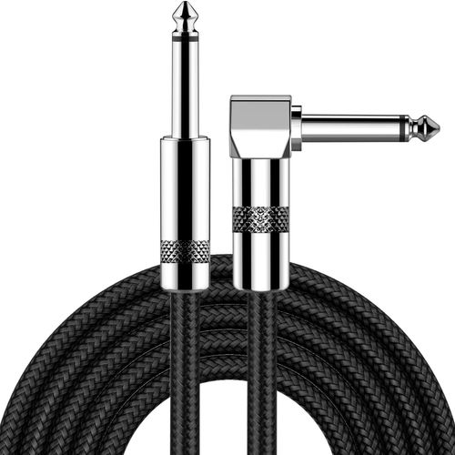 3m Câble Pour Instrument Électrique Ampli Basse Câble 1/4 Pour Guitare Électrique, Guitare Basse Clavier Mandoline Pro Audio