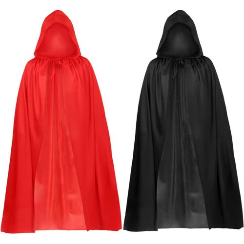 À Capuchon Manteau Noir À Capuchon Manteau Pour L'halloween, La Sorcière Robe De Fantaisie, De Noël De Fantaisie Manteau Enfants Masquerade Costume, Halloween, Fête De Famille