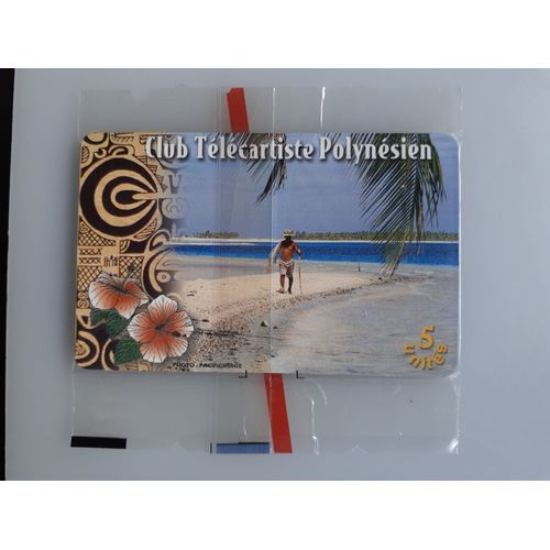 Télécarte Polynésie Française "Club Télécartiste Polynésien" 5 Unités Pf81