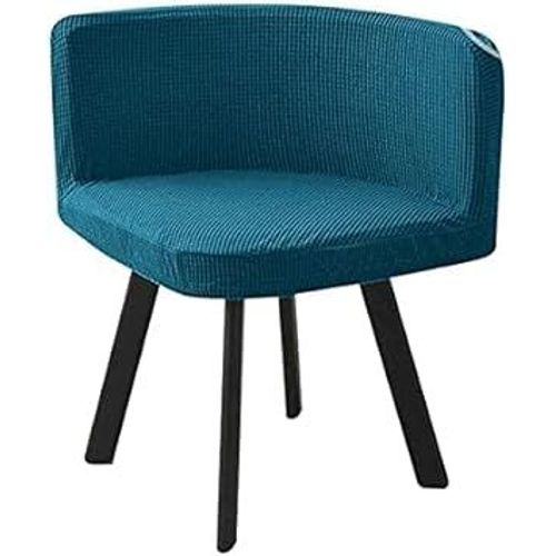 ¿Bleu¿Housse De Chaise Scandinave Velours 1 Pièces-Blanche Bureau Fauteuil Chaise De Couverture Extensible Dossier Housse De Chaise Salle A Manger, Versez Le Salon De L'hôtel De La Chaise Recouvre