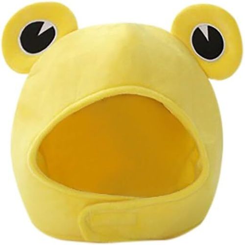 Chapeau D'halloween, Jaune Grenouille Chapeau, Drôle De Chapeau Animal, Cosplay Chapeau, Robe De Fantaisie Chapeaux Pour Les Adultes Et Les Enfants, Costume D'halloween Accessoires