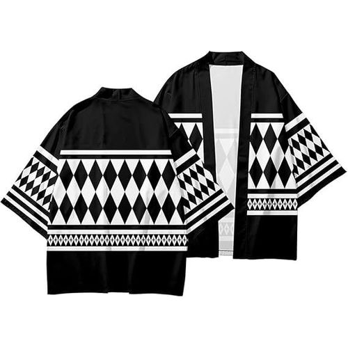 (L)Les Hommes Kimono De Tokyo Revengers Costume De Cosplay Mikey Noir Unisexe Kimono Japonais Halloween Carnaval Du Cap Pour Les Femmes Les Enfants Les Adolescents
