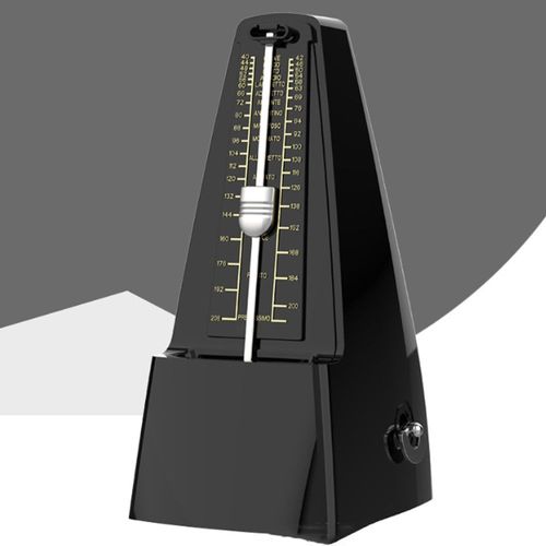 1 Pcs Noir Métronome Mécanique/Sons De Piano Tambour Violon Guitare