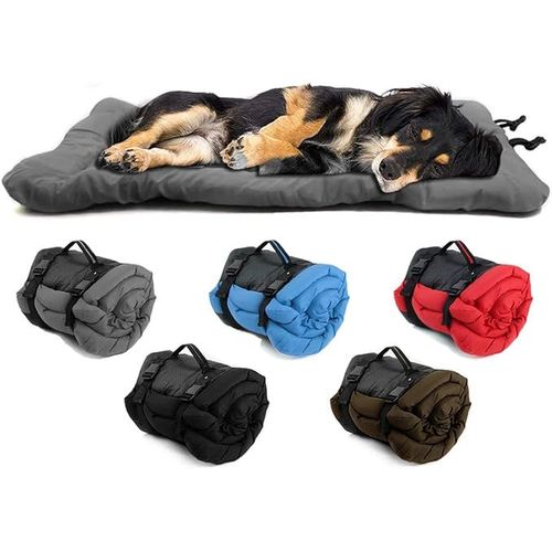 Gris 90x60cm Imperméable Et Pliable, Lit Pour Chien, Facile À Nettoyer, Durable Tissu D'oxford De Chien Mat, Adapté Pour Les Canapés, Les Caisses, Etc. Adapté Pour Une Utilisation En Extérieur