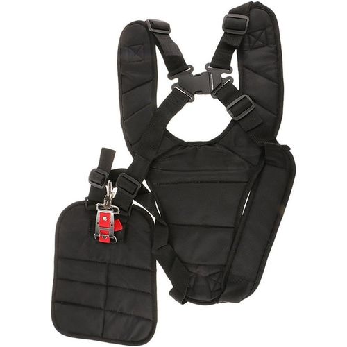 Débroussailleuse Bandoulière Tondeuse à Bandoulière pour débroussailleuse Débroussailleuse Harnais Confortable Strimmer Ceinture Double Poitrine Sangle d'Épaule T de la Ceinture