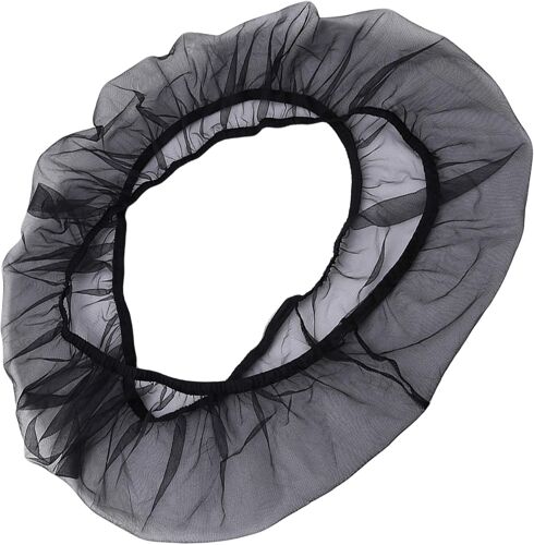 Housse de cage à oiseaux et mangeoire à oiseaux universelle ventilée noire accessoires de cage à oiseaux pour petits animaux housse de cage 30 cm * 220 cm. (1 paquet)