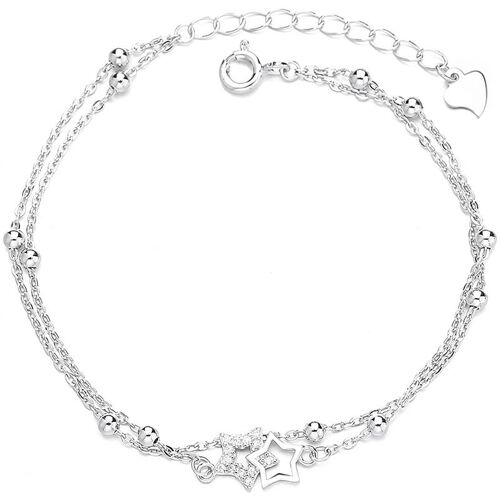 Argent 925 Femme Bracelet, 925 En Argent Sterling Zircone Cubique Bracelet Pour Les Femmes, Réglable Amour Bracelet Pour Les Femmes, Fille Bracelet, Les Femmes Des Bijoux, Des Cadeaux D'anniversaire Pour Les Femmes.