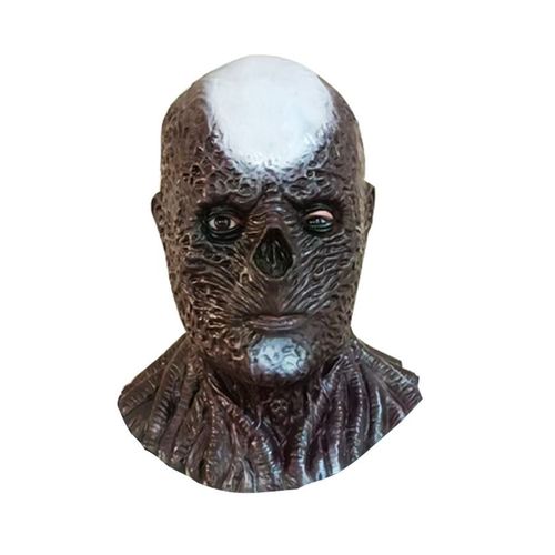 Halloween Masque De Démon, Un Terrifiant Mauvais Démon De L'enfer, Est Utilisé Pour Halloween Diable Costume, Halloween Monster Vecna Étrange Langage Latex Masque Harnais De Commer