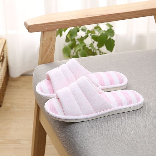 Womens Open Toe Chaussons En Coton Doux Pantoufles D'intérieur Slip-On En Mousse À Mémoire Des Pantoufles À La Maison De Chaussures¿