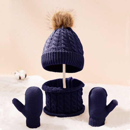 Les Femmes De La Double Couche De Polaire Bonnet D'hiver Chaud Tricot Doublure En Molleton Pour Un Usage Quotidien Dans Des Conditions Climatiques Froides.