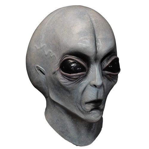 La Zone 51 Alien Adulte Gris Masque Pour Halloween