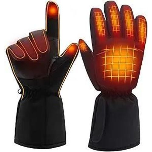 Gants Chauffant Rechargeable Pour Les Hommes Et Les Femmes (Taille L), En Moto, Des Gants Avec Des Piles Aa, Gants D'hiver Au Chaud Pour L'arthrite, Des Gants Chauffants Pour S'exécuter.