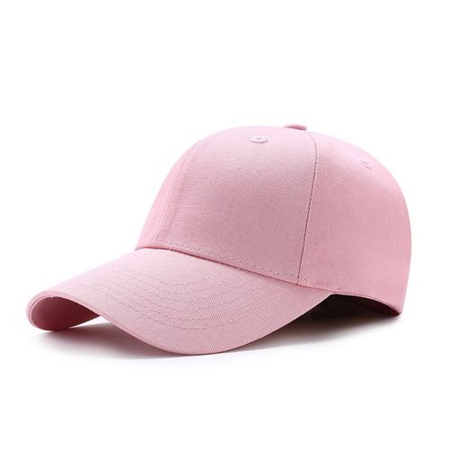 1 Pcs Rose De Plein Air Pour Adultes Casquette De Baseball, En Pur Coton Casquette À Visière