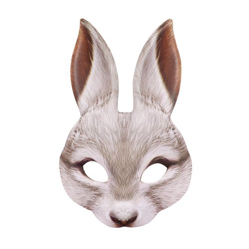 Demi-Masque D'horreur Effrayant Pour Halloween,Masque De Fantôme De Corne,Cosplay De Monstre,Costume De Cosplay