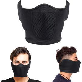 Cache-Coup Double Couche Thermique Unisexe Hiver, Running, Moto - Polaire Élastique Microfibre, Ajustable, Résistant Au Vent Et Respirant, Cagoule Universelle Outdoor