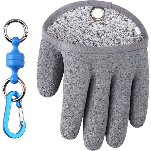 M main droite Anti-coupure de pêche, gants, imperméables, faite de polyéthylène tissé de fils et de Latex, système de fixation magnétique