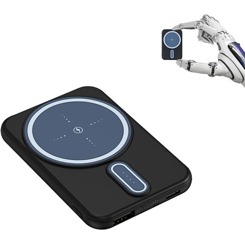 Batterie Externe Magnétique, Mini 10000mah Sans Fil Power Bank Charge Rapide Pd, Pour Iphone 15 14 13 Pro Max Plus Samsung S23 S22 Airpods Ipad Etc (Noir)[Bat950418]