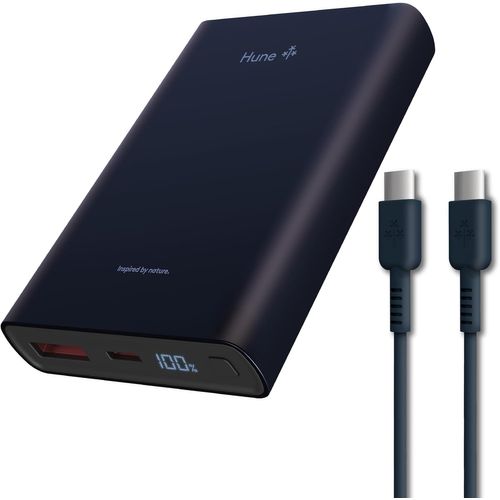 Halcon 10 Power Bank 10,000 Mah, Quick Charge 22w Pd & Qc, Led Display, Compact Design, Recycled Plastic