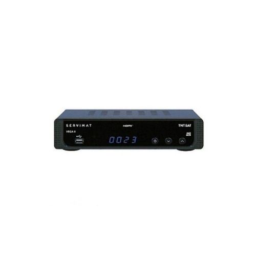 Servimat Récepteur Satellite Hd + Carte Tntsat V6 + Câble Hdmi + Câble 12v + Déport Ir