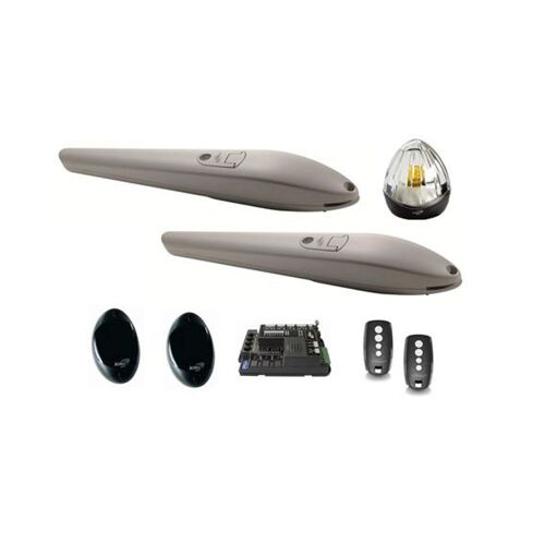 Kit Motorisation Portail Battant Automatisme Ouverture EA KING GATES JET 24 - Maxi 300 kg 3m par battant, 24V, Course 360 mm, 50 W