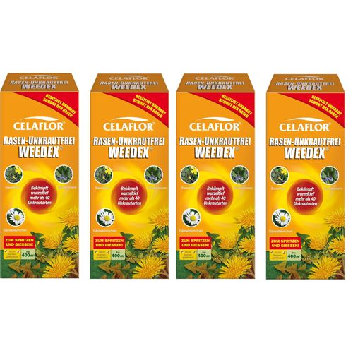 Lot X 4 Désherbant Sélectif Celaflor Pelouse Herbicide Concentré Jardin Gazon 1600ml -