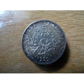 5 Francs Argent Semeuse De Roty 1960 Monnaie De France