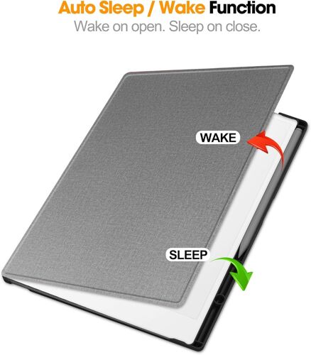 Coque pour Tablette pour Remarkable Paper Pro 11.8"" 2024, Magnétique Housse Etui de Protection Ultra Slim Housse Étui avec Fonction Support, Grise
