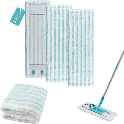 3 Pieces for Profi XL Micro Duo Replacement Mop Kit, Microfibre for Profi XL Cotton Plus ¿ for All Floor Types, Absorbent Cleaning Mop Cover, for Removing