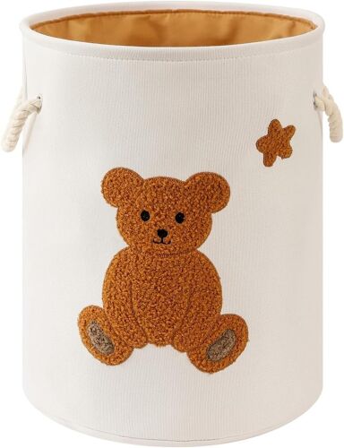 MEVRONISSHOP-Panier à linge pour enfants, Panier pour chambre de bébé, Panier à linge pour bébé, Paniers de rangement pour peluches et jouets, Paniers pour chambre de tout-petit, Paniers à linge sale