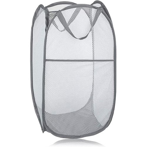 TIANYI-Panier à Linge Pliable, Pop Up en Maille Corbeilles à Linge panier à linge sale Panier à linge sale Panier de rangement avec anse Convient pour la lessive, les dortoirs