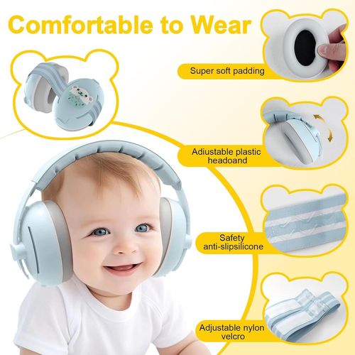 KALANKA-Casque Anti Bruit Bébé 2 en 1 Casque