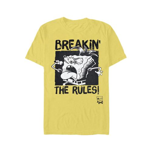 Spongebob Squarepants - Breakin¿ The Rules Yellow - T-Shirt - Jaune - S - 100% Coton,Jersey