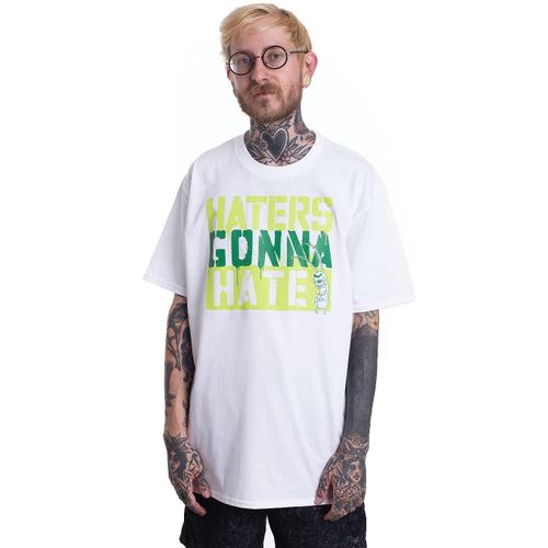 Spongebob Squarepants - Haters Gonna Hate White - T-Shirt - Blanc - S - 100% Coton,Jersey