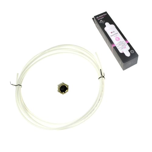 Kit filtre à eau d'origine (avec tuyau + raccord) Réfrigérateur congélateur (3219JA3001P LG)