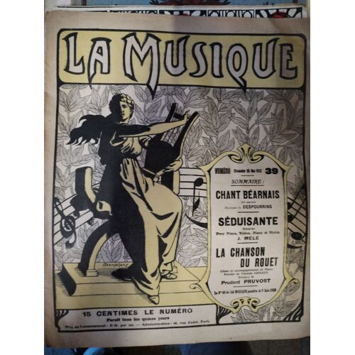 Revue La Musique N° 39, Parution 25 Mai 1913