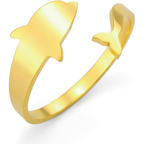 Kal-Collier De Dauphin Bague De Dauphin En Acier Inoxydable Pendentif Dauphin Sautant Pendentif D'amour Dauphin Bijoux D'été Boho Pour Les Femmes Et Les Hommes